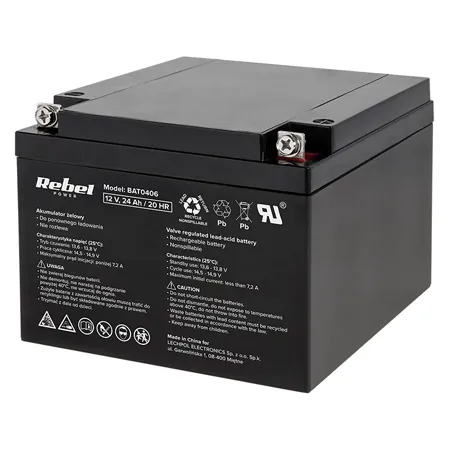 Acumulator Stationar Plumb Acid 12V 24AH Rebel