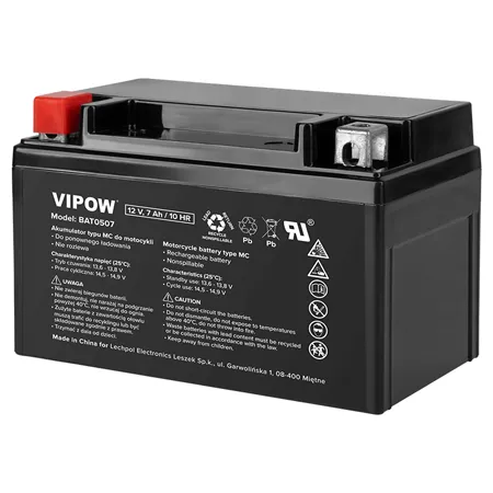 Acumulator 12V 7AH / 10HR Vipow