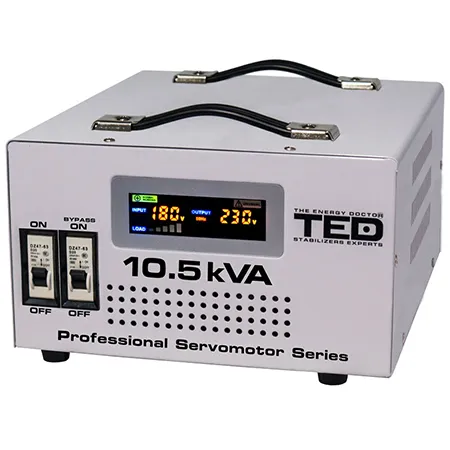 Stabilizator Tensiune Servomotor 10.5KVA Ted
