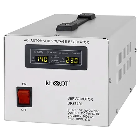 Stabilizator Tensiune Servomotor 1000VA Kemot