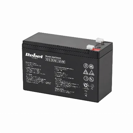 Acumulator Stationar SLA 12V 7.5AH Rebel