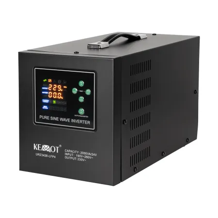 UPS centrala KEMOT PROsinus-2000/24-LFP4, 2000 VA / 1400 W, 24 V DC