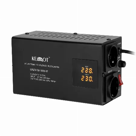 Stabilizator automat de tensiune de perete Kemot URZ3439-1000-W, 1000 VA