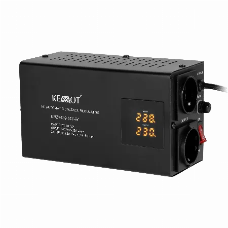 Stabilizator automat de tensiune KEMOT SER-500-W, 500 VA, de perete