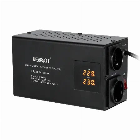 Stabilizator automat de tensiune Kemot SER-1500-W, 1500 VA, de perete