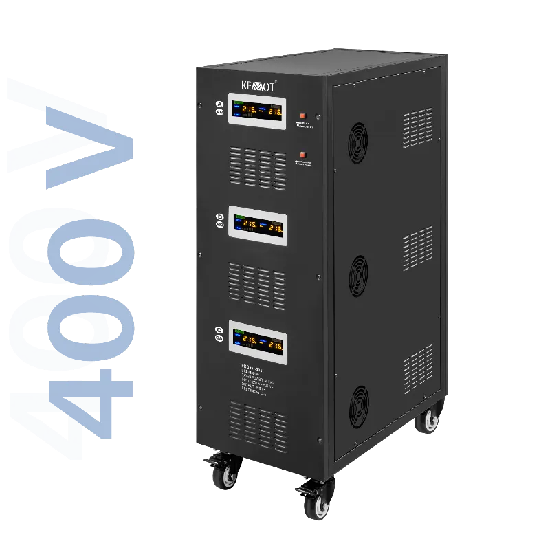 Stabilizator automat trifazat 50 kVA cu servomotor KEMOT PROavr-50k