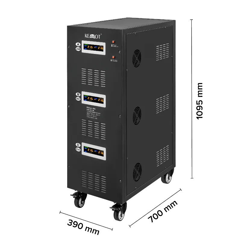 Stabilizator automat trifazat cu servomotor 80 kVA KEMOT PROavr-80k