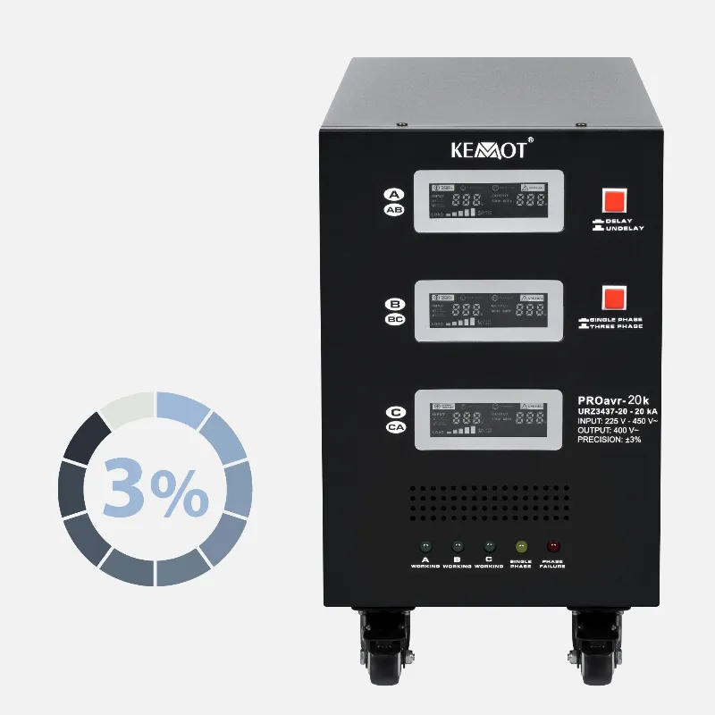 Stabilizator Servomotor Trifazat 20KVA Proavr-20K Kemo