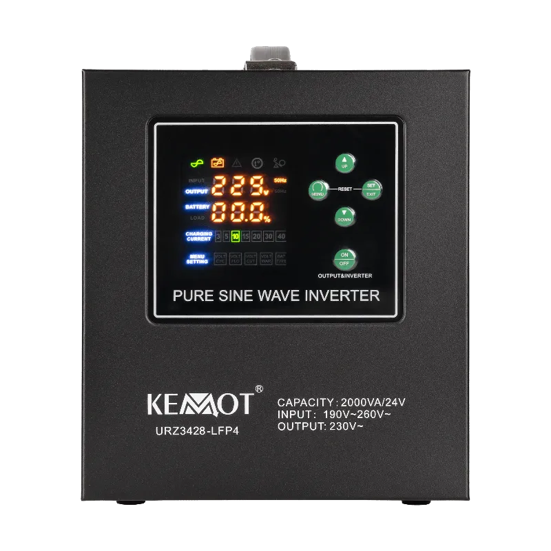 UPS centrala KEMOT PROsinus-2000/24-LFP4, 2000 VA / 1400 W, 24 V DC