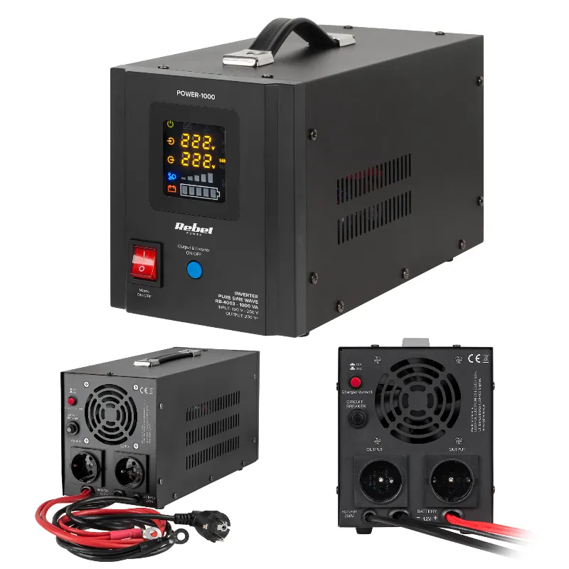 UPS Centrale Sinus Pur 1000VA 700W 12V Rebel