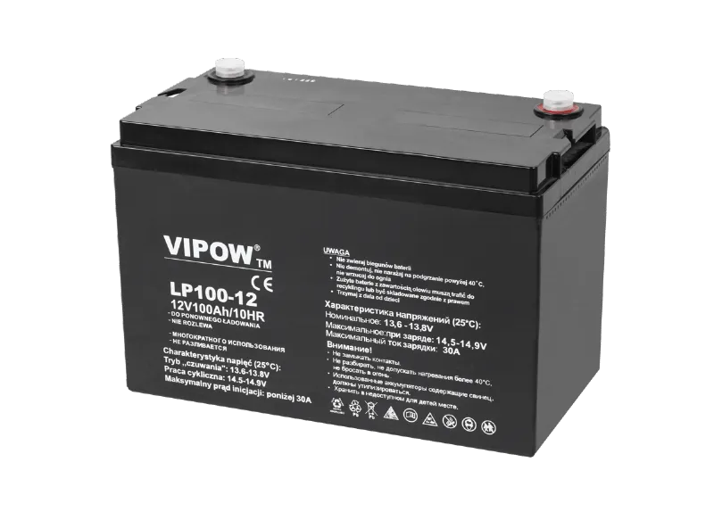 Acumulator stationar VRLA 12V 100Ah VIPOW