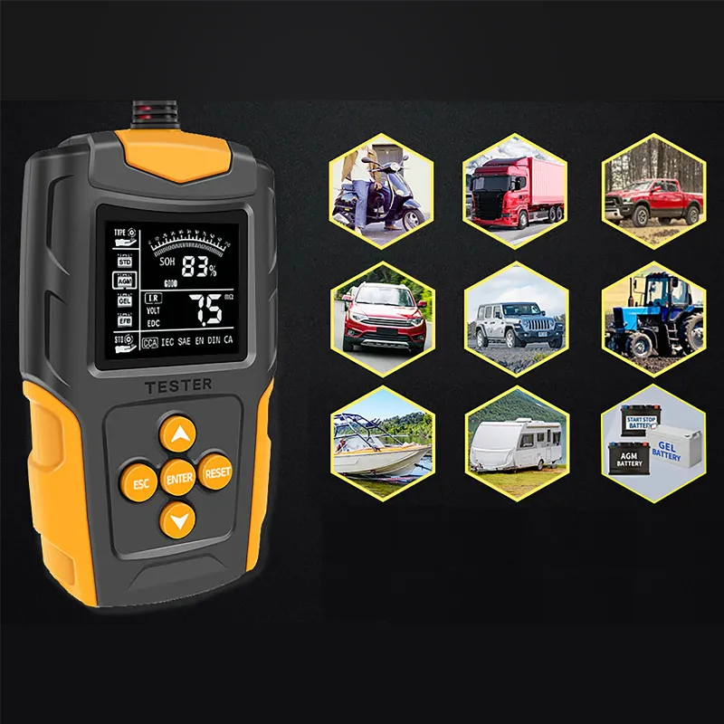 Tester digital pentru acumulatori 12 V/24 V Eurokomp E6150