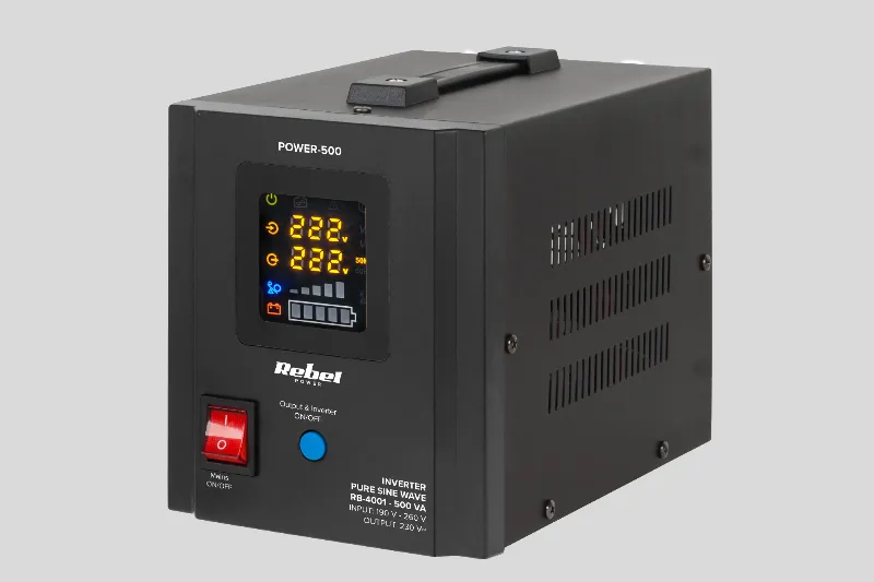 Rebel POWER-500 UPS pentru centrale termice 500 VA / 300 W, 12 V, sinusoida pura