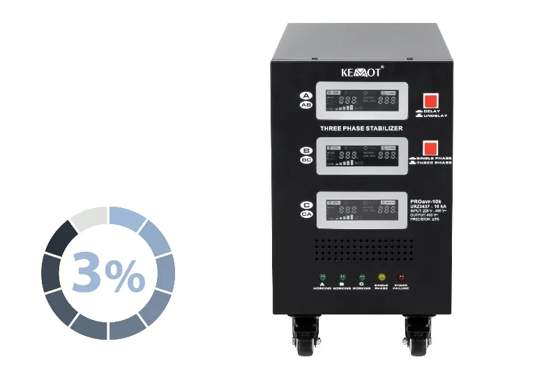 Stabilizator Servomotor Trifazat Proavr-10K 10KVA Kemot