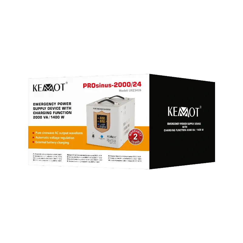UPS centrala Kemot PROsinus-2000/24 2000 VA / 1400 W 24 V