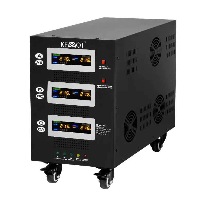 Stabilizator automat trifazat cu servomotor KEMOT PROavr-45k, 45 kVA